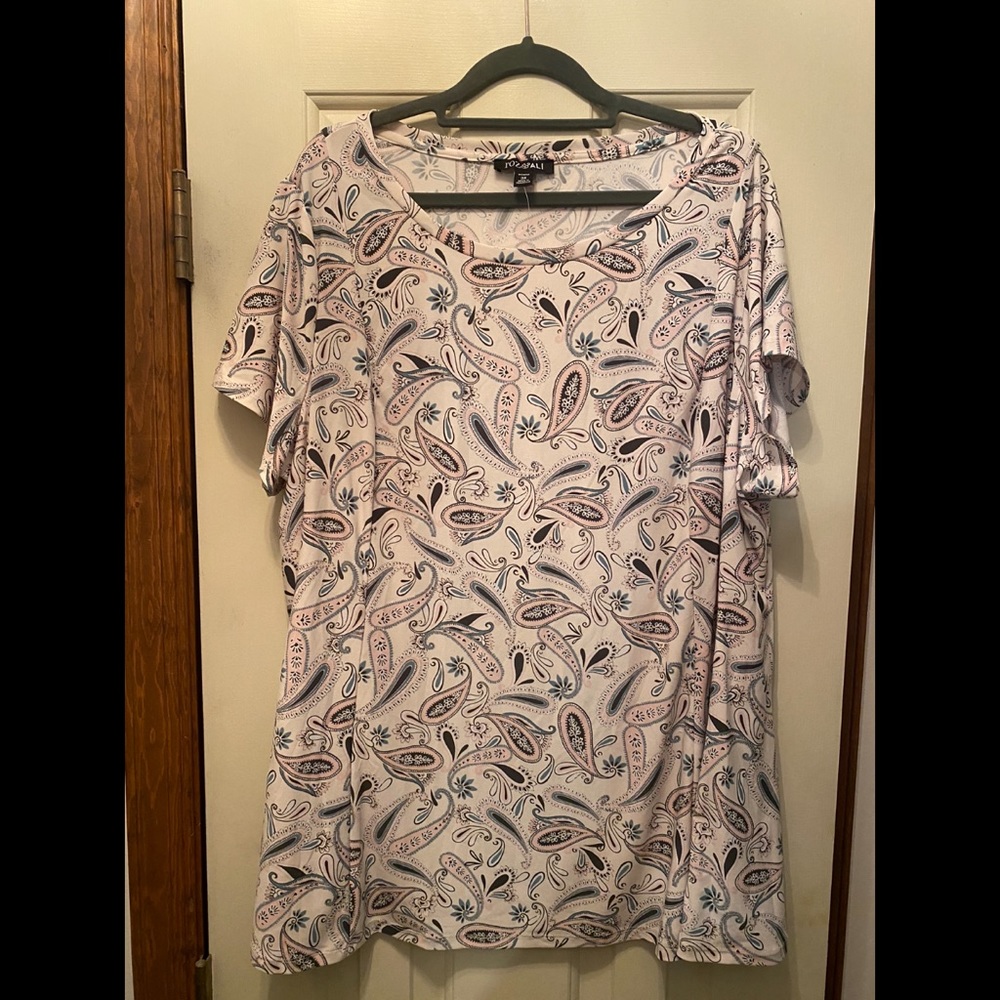 White Patterned Shirt